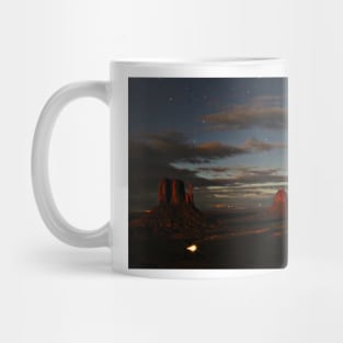 Monument Valley and Clouds.stars Mug